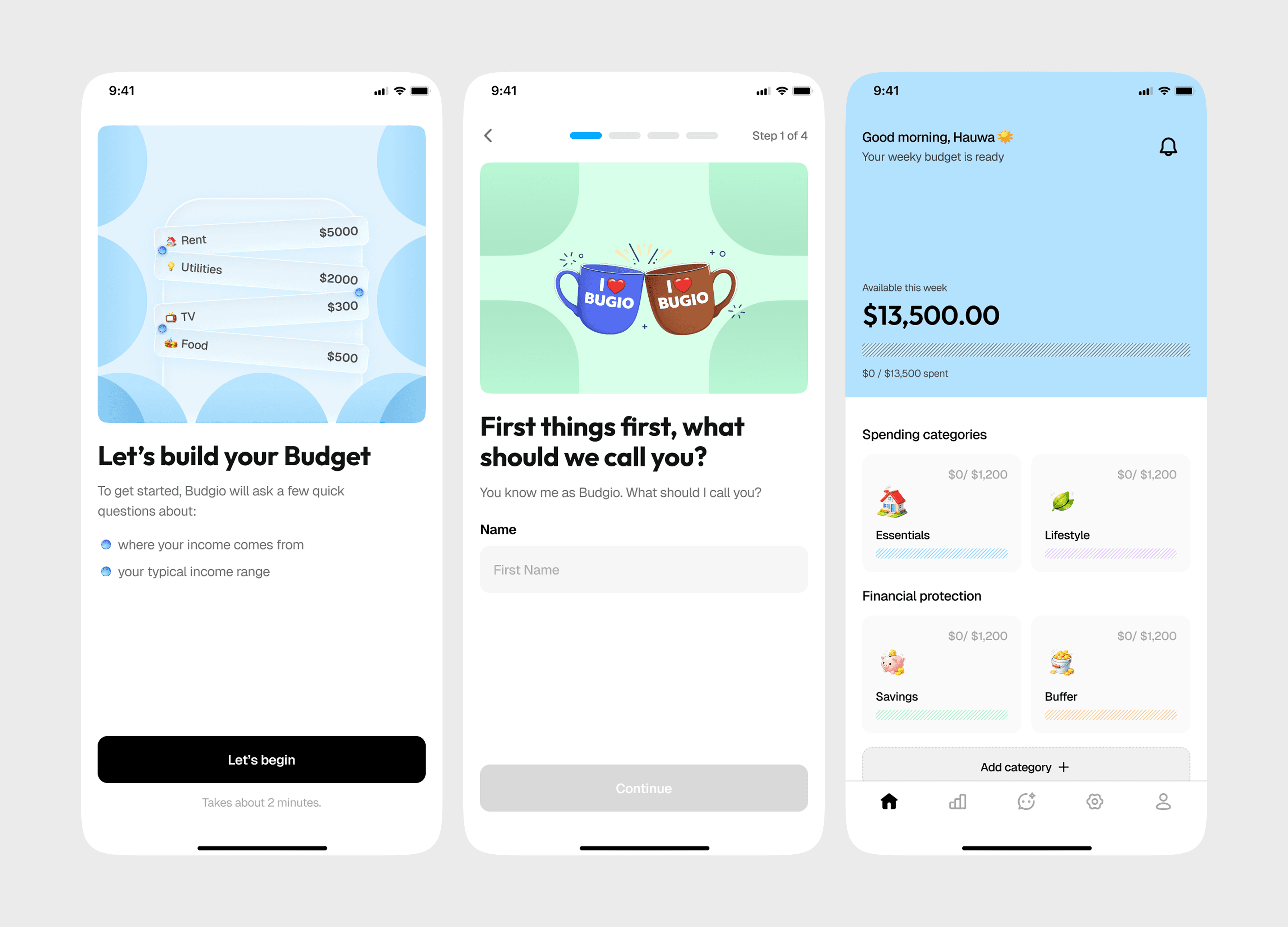 Budgio - Fintech App