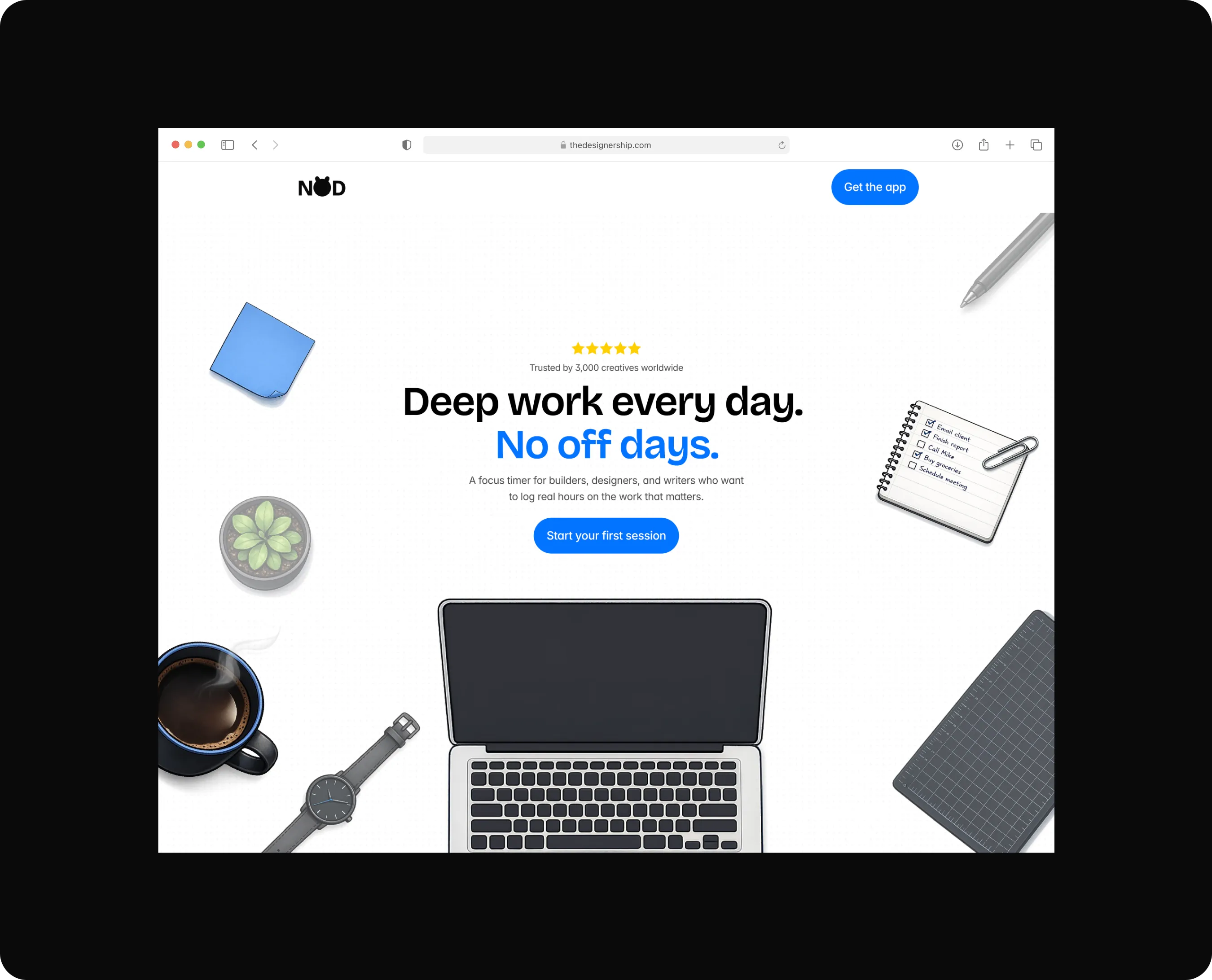Work sample no-off-days